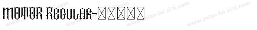 MOTOR Regular字体转换